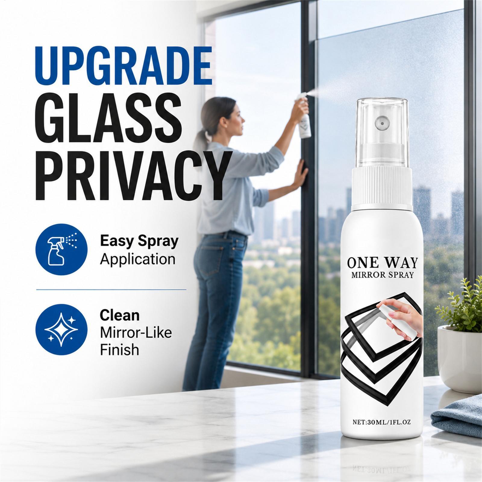 Privacy Screen Protector - رذاذ عاكس للنوافذ 30 مل سريع