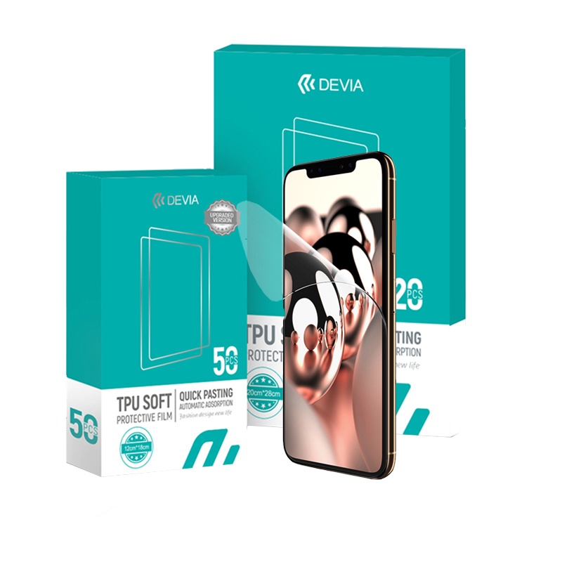 فيلم حماية ناعم من TPU من ديفي - مراجعة Screen Protector Cutter وسعره