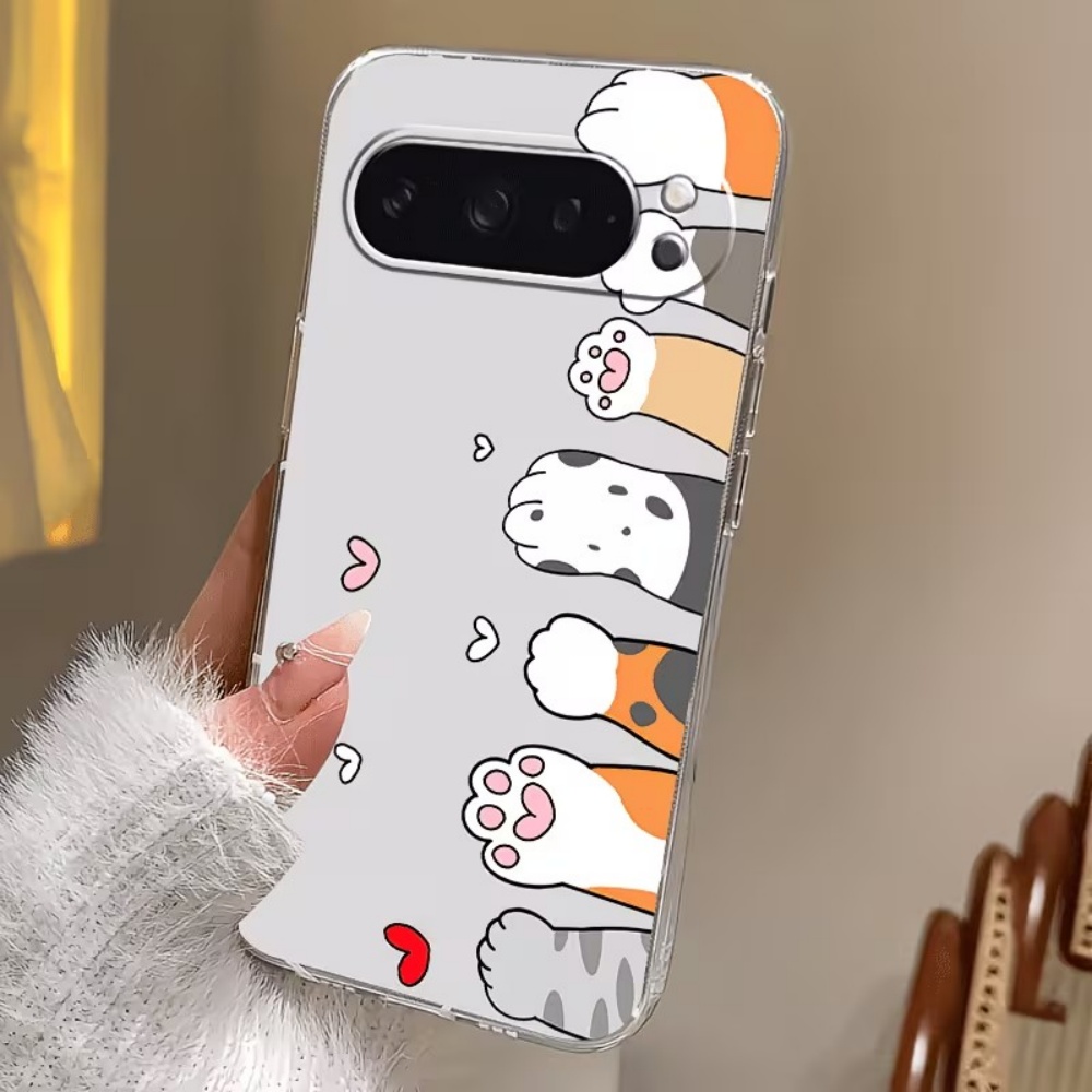 غطاء هاتف سيليكون شفاف بتصميم  - مراجعة Google Pixel 9 Pro وسعره