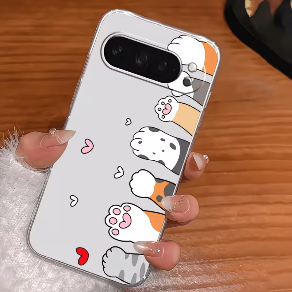 غطاء هاتف سيليكون شفاف بتصميم  - مراجعة Google Pixel 9 Pro وسعره