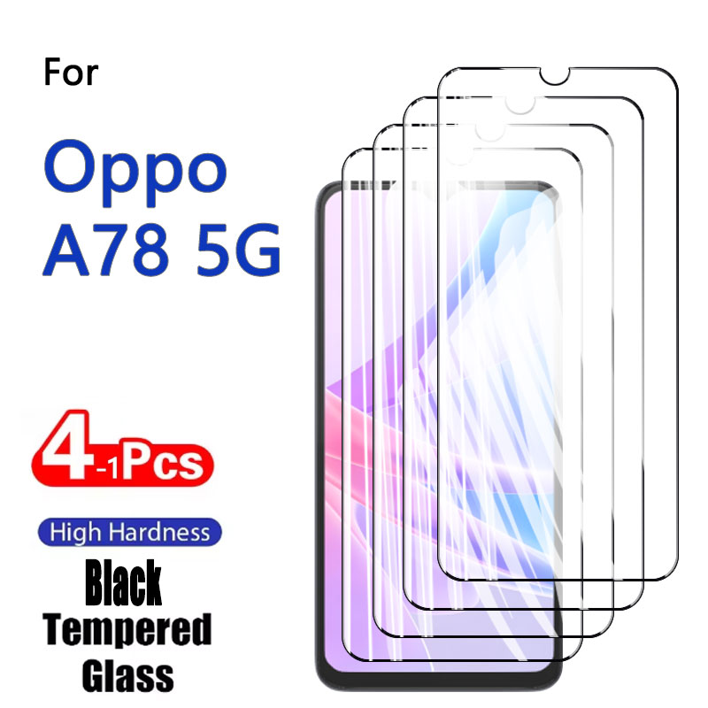 1-4 قطعة واقيات الشاشة ل ممن ل - مراجعة Oppo A78 وسعره