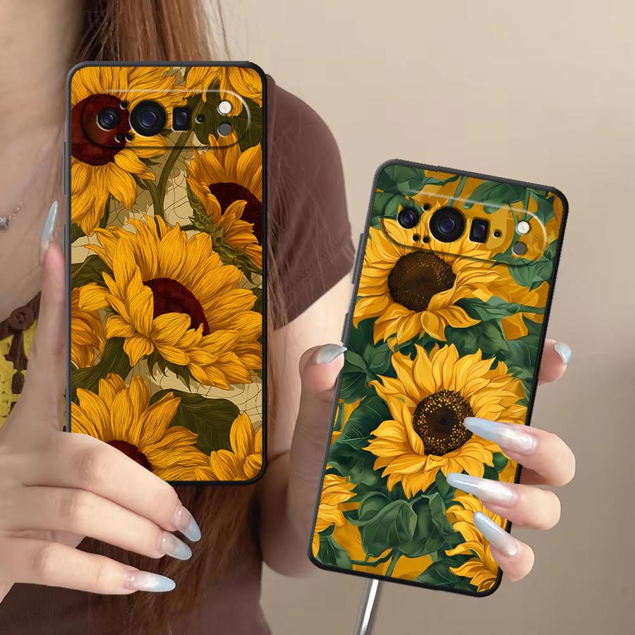 غطاء هاتف Sunflower Sea Funda  - مراجعة Google Pixel 9 وسعره