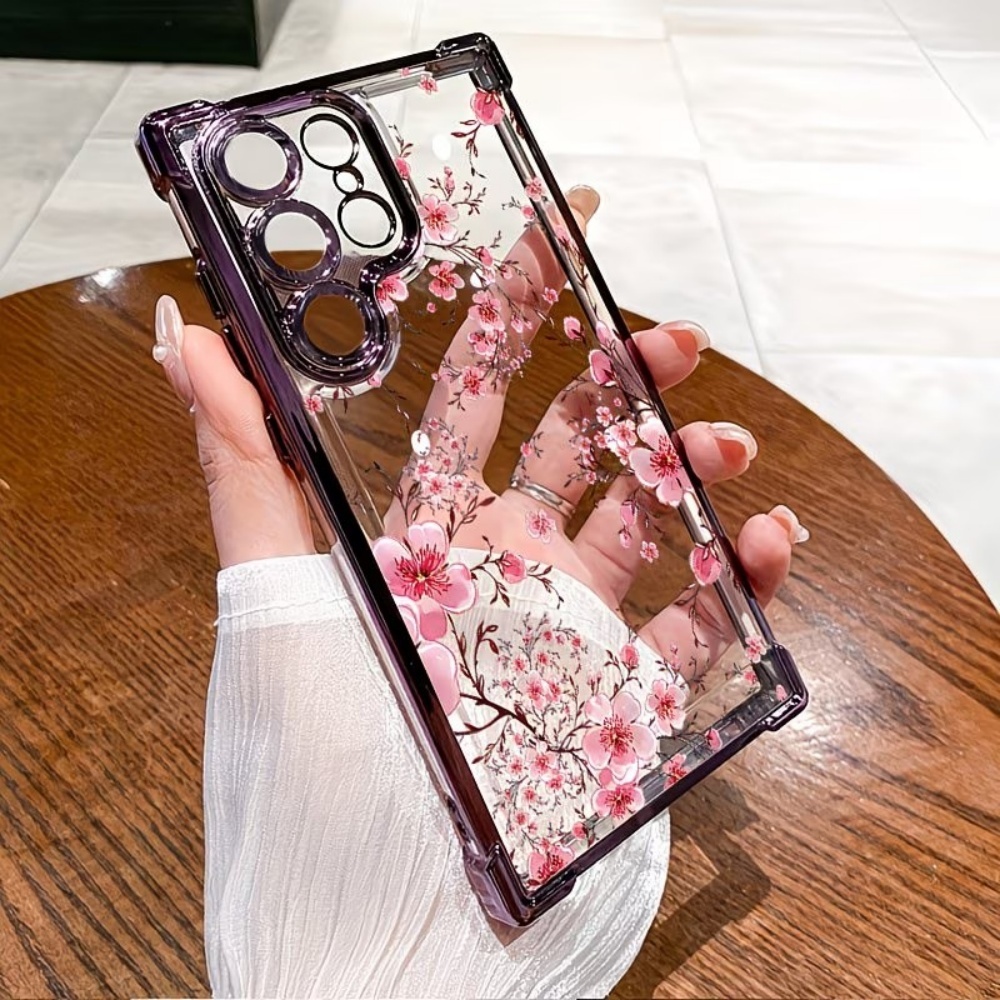 غطاء هاتف مطلي بزهر الكرز مضاد - مراجعة Samsung Galaxy S24 وسعره