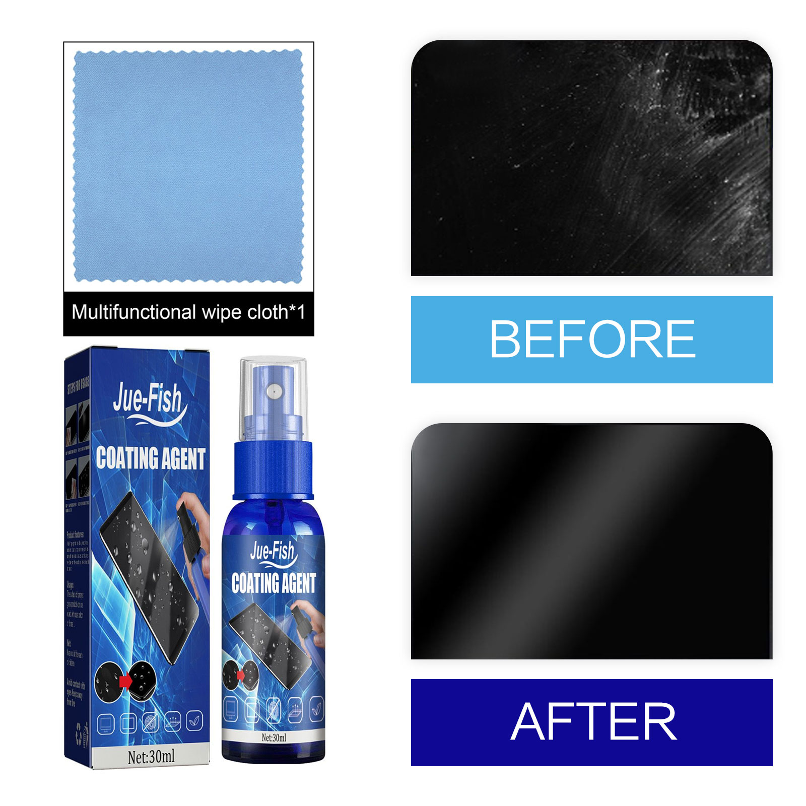 بخاخ واقي الشاشة السائل ، طلاء - مراجعة Oleophobic Coating Spray وسعره