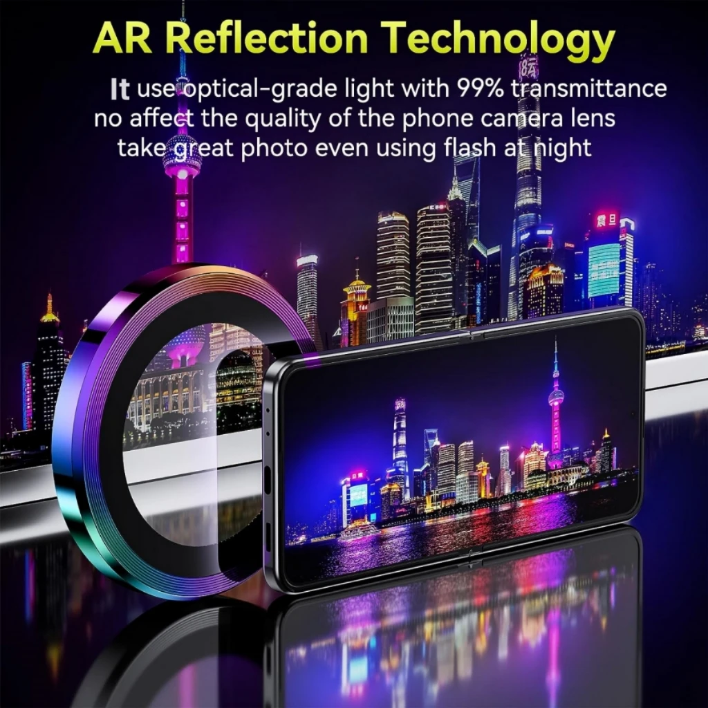واقي عدسة الكاميرا المعدنية له - مراجعة Tempered Glass Screen 9H وسعره